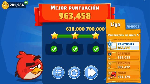 Angry Birds Friends All Levels Tournament 1049 Highscore POWER-UP walkthrough смотреть онлайн