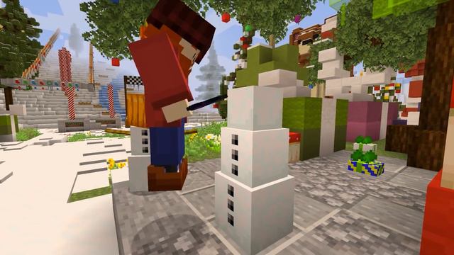 Minecraft, 100 GÜN BOYUNCA KARDAN ADAM OLARAK YAŞADIM смотреть онлайн