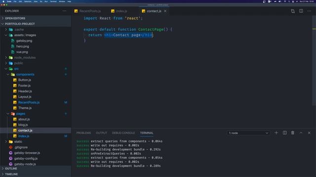 Gatsby JS Course: 11. Using Static Queries in Gatsby смотреть онлайн