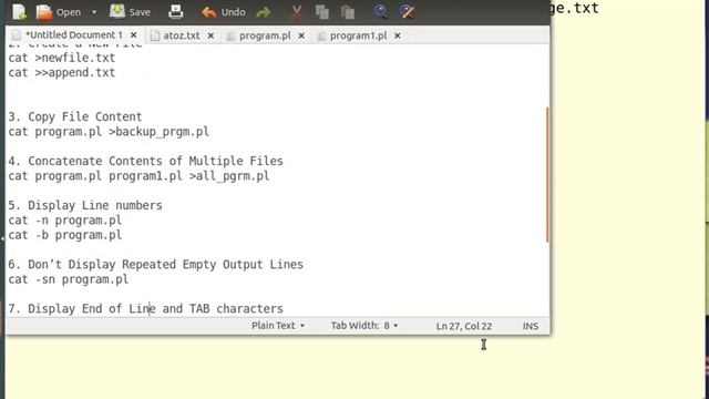 Linux Top 10 cat command with Example смотреть онлайн