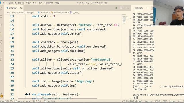 Python(파이썬)+Kivy-06-다양한 위젯들(Button, Checkbox, Slider, Image) смотреть онлайн