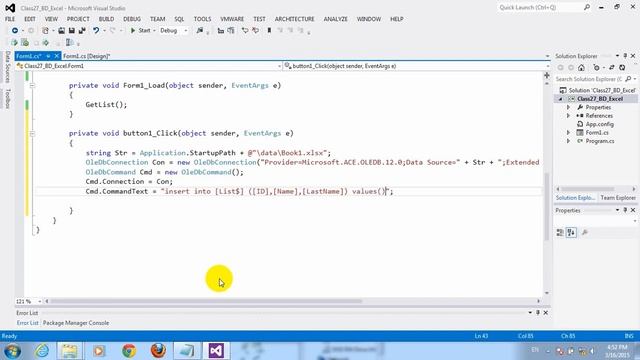 آموزش زبان برنامه نویسی #C مبحث دیتابیس ، نحوه وصل شدن به یک فایل Excel смотреть онлайн