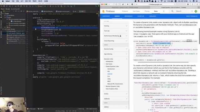 안드로이드 Firebase 강의 DynamicLinks #13 Create DynmaicLinks смотреть онлайн