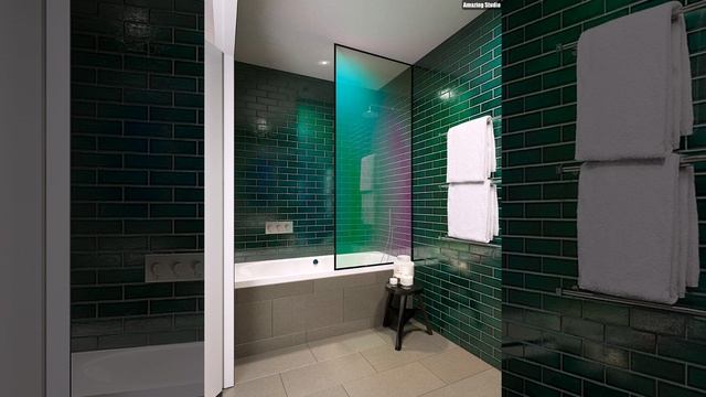 Fabulous Verwendung von hellen Farben in der modernen Badezimmer смотреть онлайн