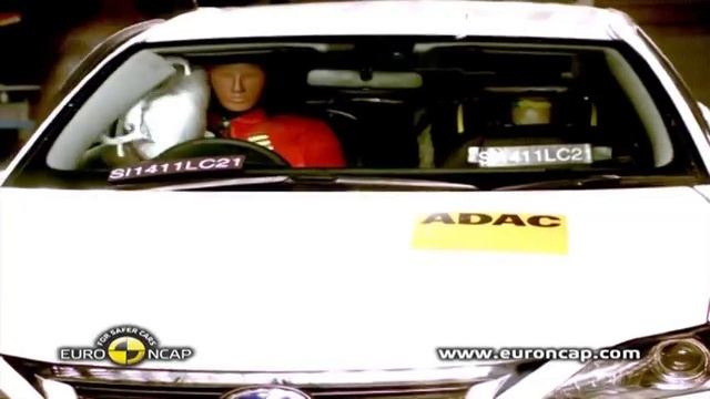 Lexus CT200h crash test 5 star Euro NCAP смотреть онлайн