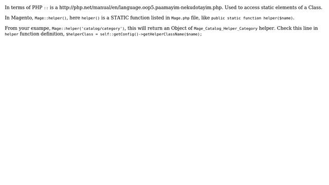 Magento: What does `::` mean in php magento? (2 Solutions!!) смотреть онлайн