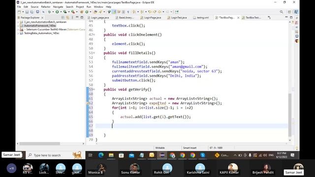 Selenium Class 11, Assert Method use, (12/6/2023) смотреть онлайн