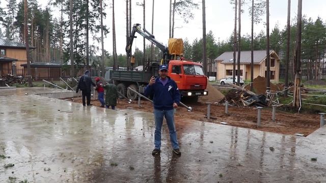 ВИНТОВЫЕ СВАИ ОЦИНКОВАННЫЕ. ГенПодряд 3.7. Монтаж фундамент под террасу. смотреть онлайн