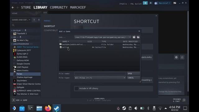How to install Parsec and run in Game mode on Steam Deck Steam OS смотреть онлайн