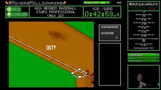 #AchieveHunt - ACA NeoGeo Baseball Stars Professional (W10) - 1000G in 1h 25m 50s! смотреть онлайн