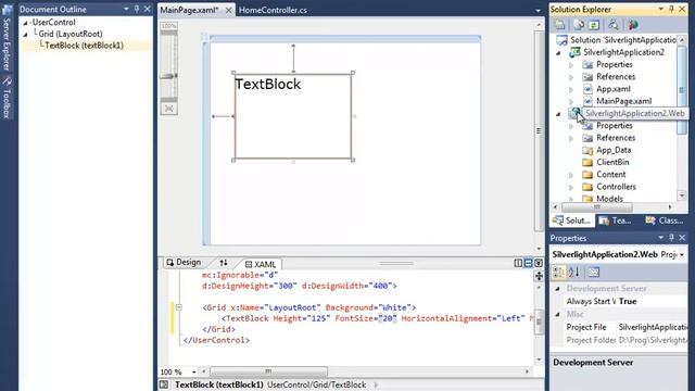 Silverlight: 3 - Visual Studio смотреть онлайн