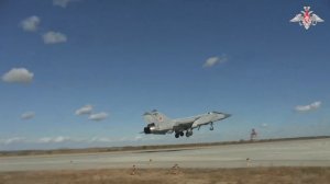 Боевая работа экипажей истребителей МиГ-31 в зоне СВО