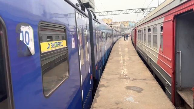Электропоезд эп2д экспресс Рекс 0120 направления Курский Вокзал жел-дор смотреть онлайн