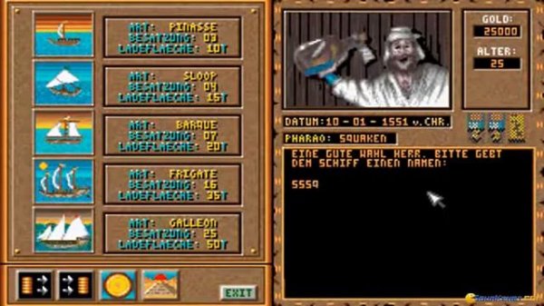 Ramses gameplay (PC Game, 1994)