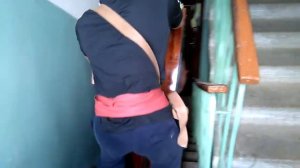 Спуск пианино с пятого этажа!