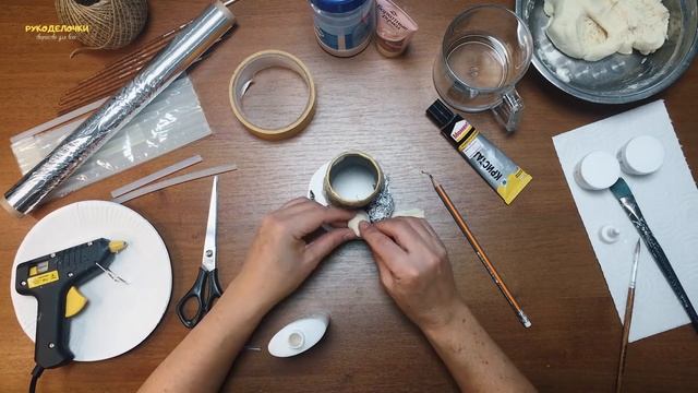 Органайзер из соленого теста и джута своими руками / Рукоделочки смотреть онлайн