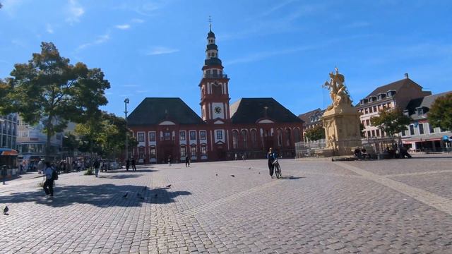Mannheim, Germany: A walking tour in 2023 I 4K HDR смотреть онлайн