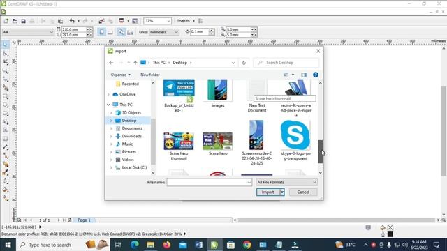 How to Import Image in CorelDraw смотреть онлайн