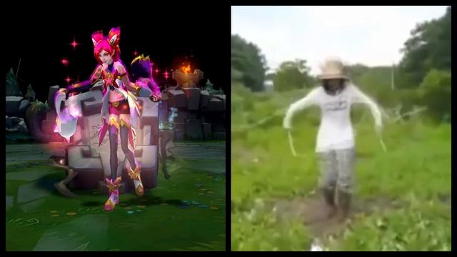 Star Guardian Jinx Dance Reference - Leek Dance