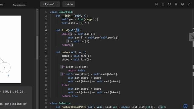 Number of Good Paths - Leetcode 2421 - Python смотреть онлайн