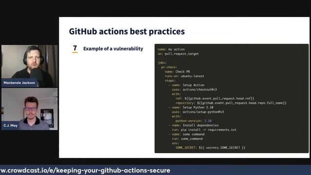 [Webinar] Keeping your GitHub Actions and workflows secure смотреть онлайн