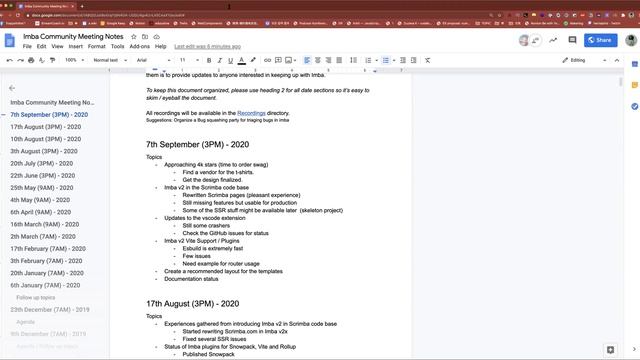 Monday, September 7th, 2020 Bi Weekly Imba Community Meeting смотреть онлайн