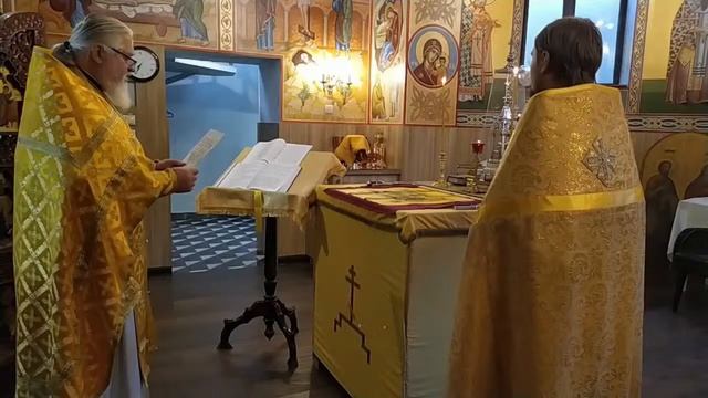 Божественная Литургия. Неделя 9-я по Пятидесятнице. Вмч. и целителя Пантелимона. смотреть онлайн