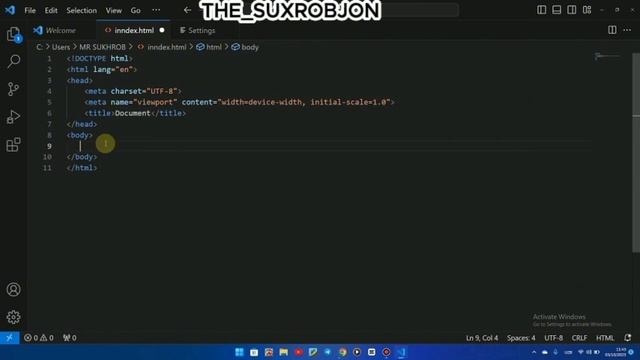 Frontend. HTML 1-dars смотреть онлайн