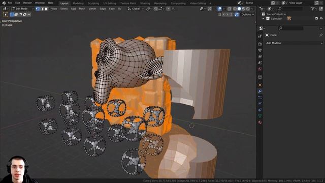 How to Apply all Modifiers at Once (Blender Tutorial) смотреть онлайн