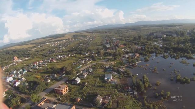 Паводок в Хабаровске. р-н Корсаково 2 - Красная речка. смотреть онлайн