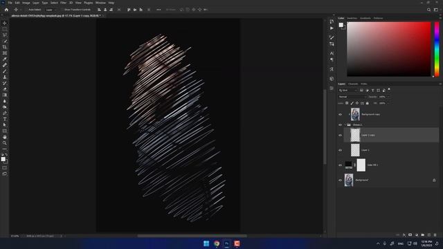 Add Sketch Effect to Your Photo in Photoshop | Black and White Sketch Style Design смотреть онлайн