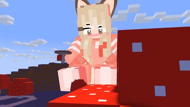 Giantess Growth Cute Girl || Giantess Growth Minecraft #7
