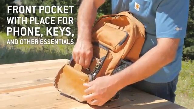 Carhartt Legacy Standard Work Backpack with Padded Laptop Sleeve and Tablet Storage, Carhartt Brown смотреть онлайн