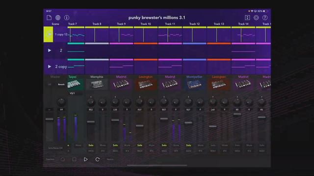 Eyesy & visual synth triigered by audio and midi through roland v-1hd смотреть онлайн