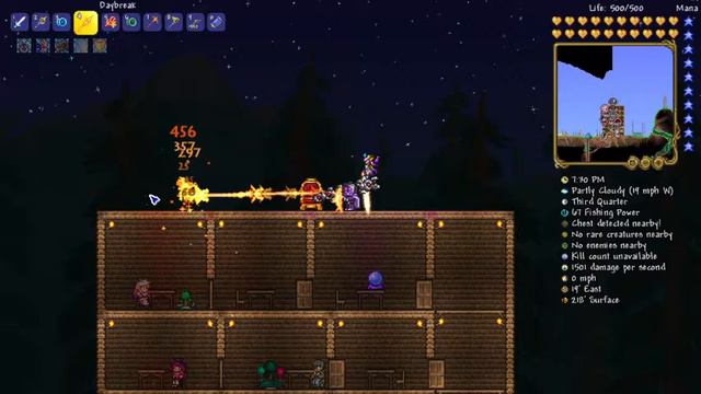 The Daybreak in Terraria explodes! смотреть онлайн