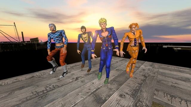 Official Animated JoJo Part 5 Dance Leaked смотреть онлайн