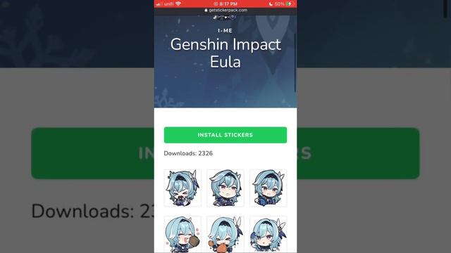 how to make Genshin sticker for WhatsApp same as in-game Genshin chat sticker смотреть онлайн