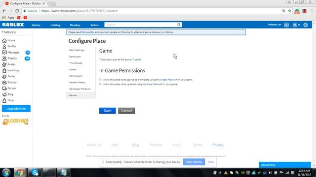 ROBLOX | How To Remove Your ROBLOX Games смотреть онлайн