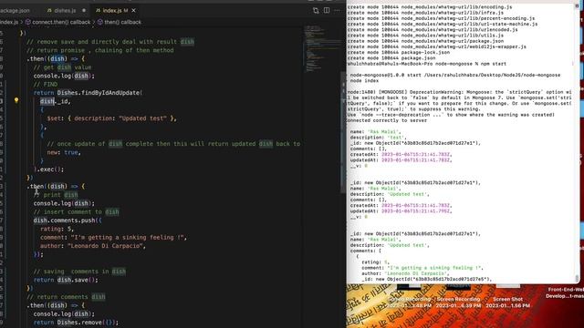 Nesting Schema in Mongoose PART 1 смотреть онлайн