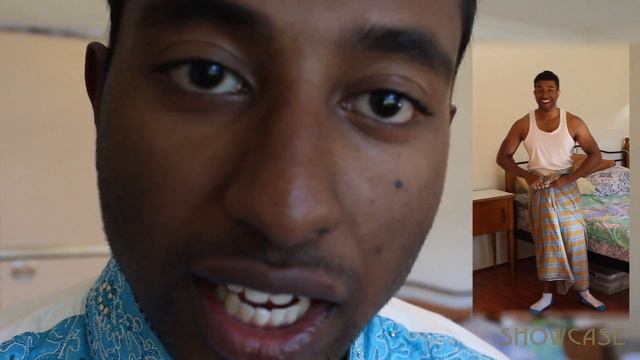 How to wear a Sarong in 3 seconds with Abhishek! #showcaseyourculture смотреть онлайн