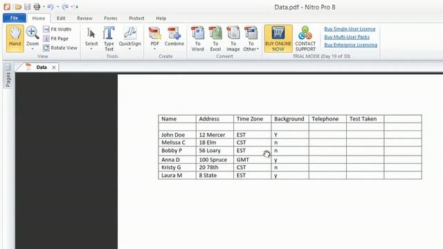 How to Export Data From an Adobe PDF File Into a Microsoft Excel Document : MS Word & Excel смотреть онлайн