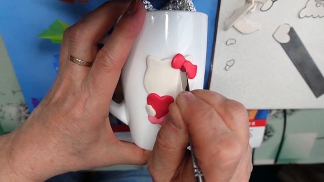 ХЕЛЛОУ КИТТИ  / HELLO KITTY POLYMER CLAY /#hellokitty