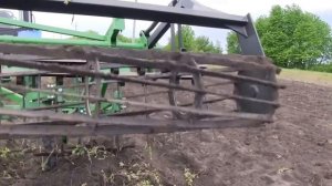 Культиватор КПС- 4.2 в работе.Гайворон