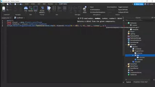 How to Create a PROGRESS BAR - Roblox Studio смотреть онлайн