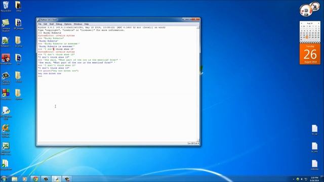 Программирование на Python - 3 - Строки смотреть онлайн