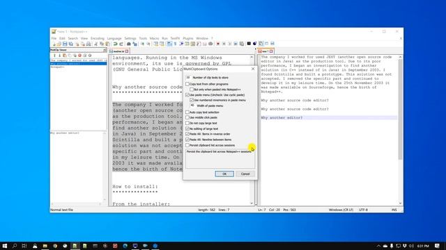 Copy and Paste Multiple Times with Notepad++ MultiClipboard Plugin смотреть онлайн