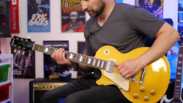 Epiphone Les Paul 50s Standard Gold Top Review - The Best Epiphone? смотреть онлайн