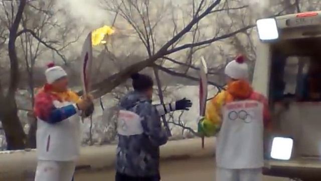 Факел 2014. Воронеж. Олимпийский огонь смотреть онлайн