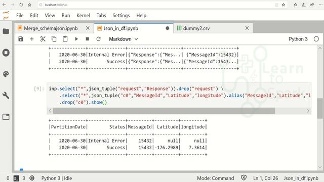 Apache Spark | Spark Scenario Based Question | Spark Read Json {From_JSON, To_JSON, JSON_Tuple } смотреть онлайн