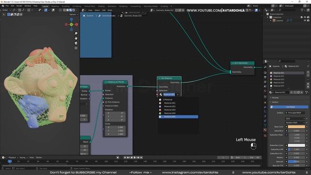 Day 02- Fill Gradient Materials | Geometry Nodes Full Course in Hindi for Beginners - Blender 3.1.2 смотреть онлайн